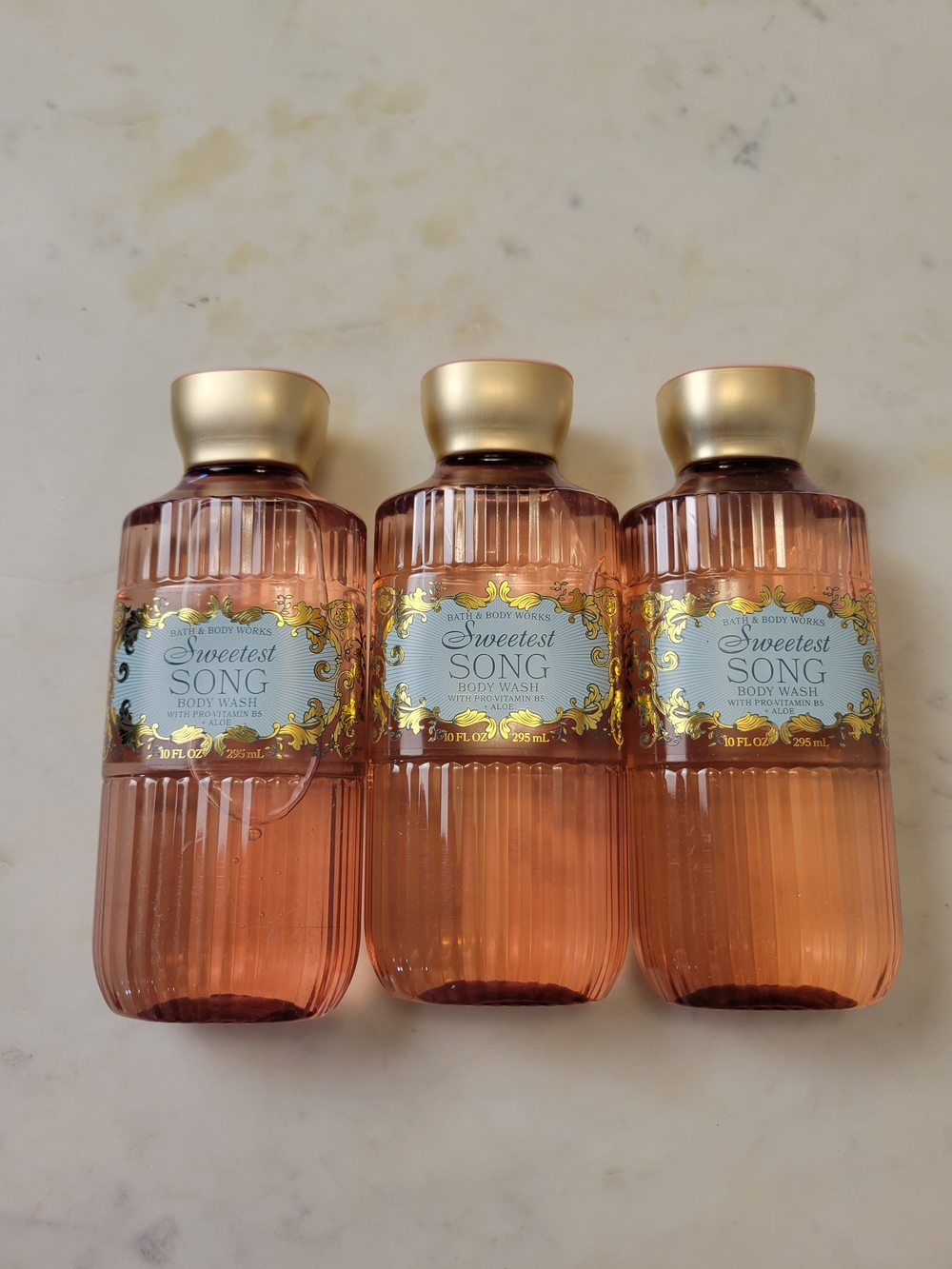Bath & Body Works Sweetest Song Body Wash 3 Pack